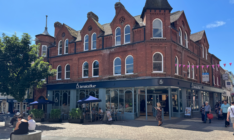 Jamaica Blue at the former Grimwades building